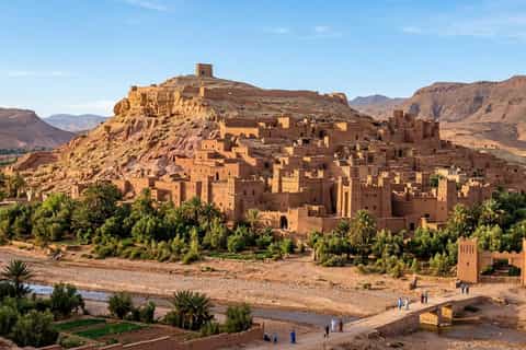 Day 1: Marrakech – Tizi n’Tichka Pass – Ait Ben Haddou – Drâa Valley