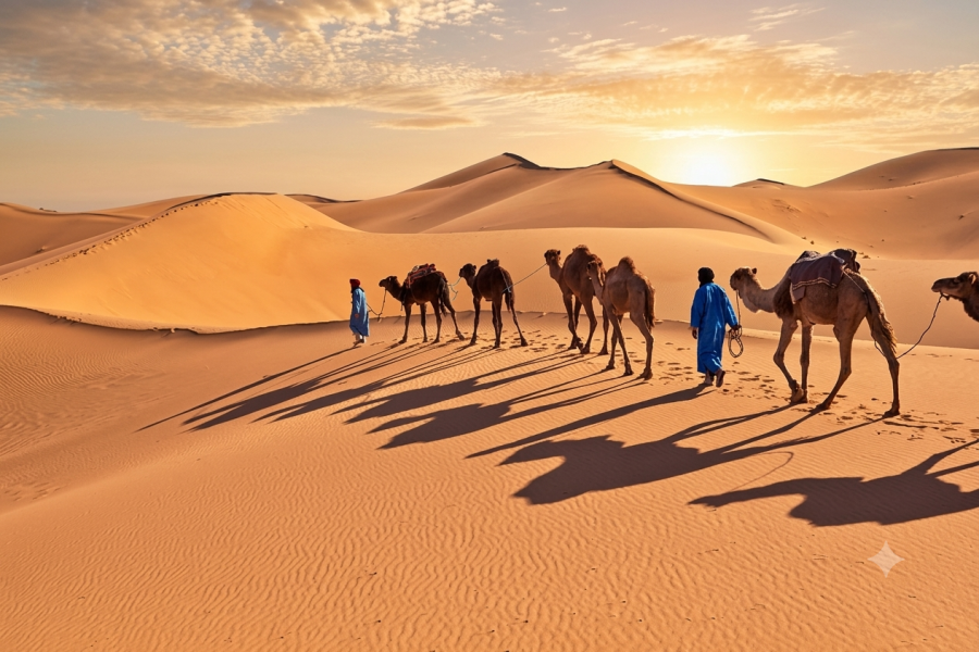 3 Days Agadir to Chegaga Desert Tour via Ait Ben Haddou & Ouarzazate